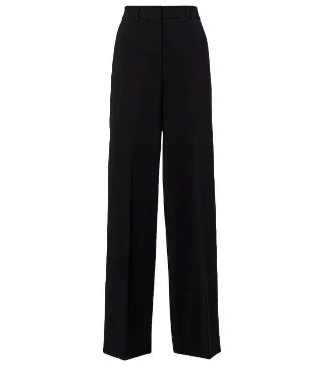 Vetusta crêpe wide-leg pants