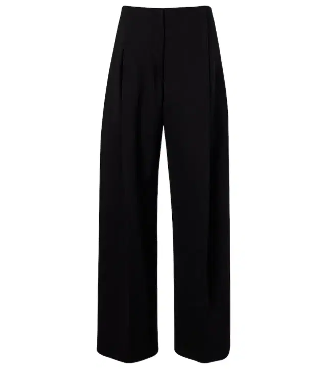 Sportmax Pleated low-rise wide-leg pants
