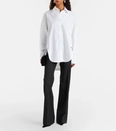 Sportmax Ovest oversized cotton poplin shirt | Thumbnail 4 Sportmax Ovest oversized cotton poplin shirt | Thumbnail 4