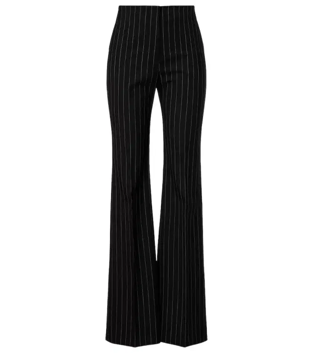 Sportmax Visino wool-blend gabardine flared pants