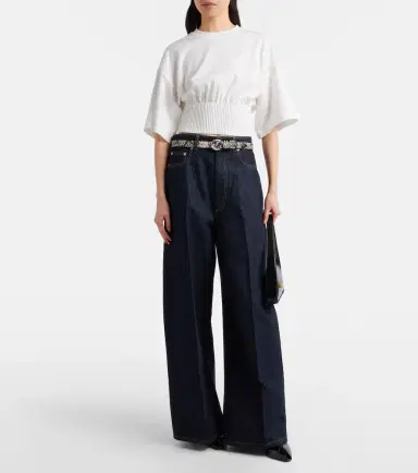 Sportmax Fosco cotton jersey top | Thumbnail 3