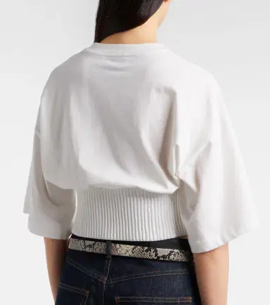 Sportmax Fosco cotton jersey top | Thumbnail 6