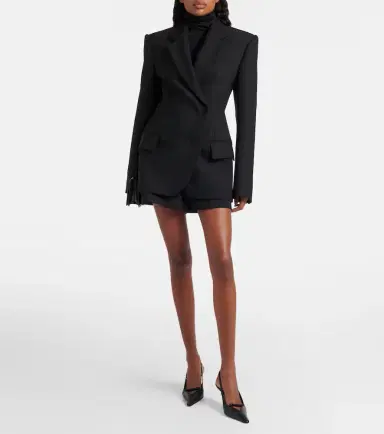 Sportmax Ghiera belted virgin wool shorts | Thumbnail 2