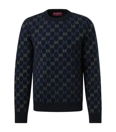Gucci GG wool and cashmere-blend jacquard sweater | Thumbnail 1 Gucci GG wool and cashmere-blend jacquard sweater | Thumbnail 1