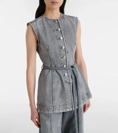 Sportmax Orli denim vest | Thumbnail 4