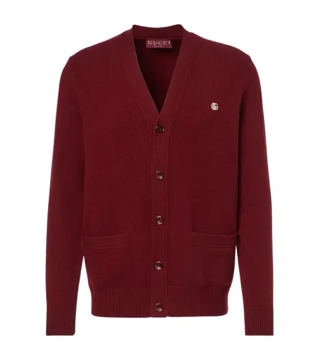 Double G wool and cashmere cardigan