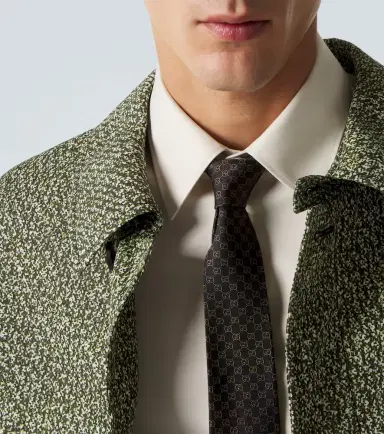 Gucci GG silk jacquard tie | Thumbnail 2