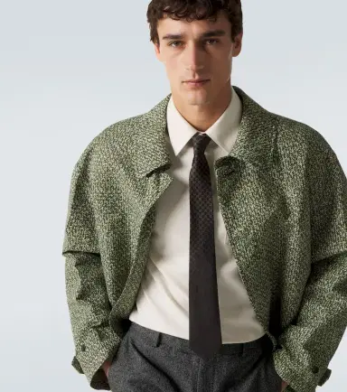 Gucci GG silk jacquard tie | Thumbnail 3