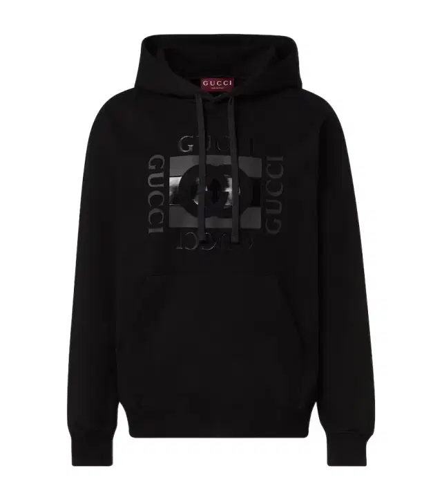Logo cotton jersey hoodie