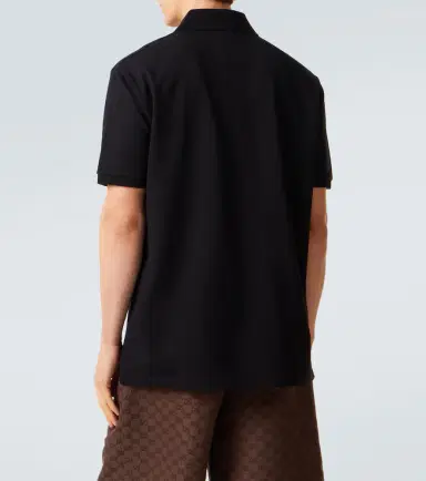 Gucci Horsebit cotton-blend piqué polo shirt | Thumbnail 3 Gucci Horsebit cotton-blend piqué polo shirt | Thumbnail 3
