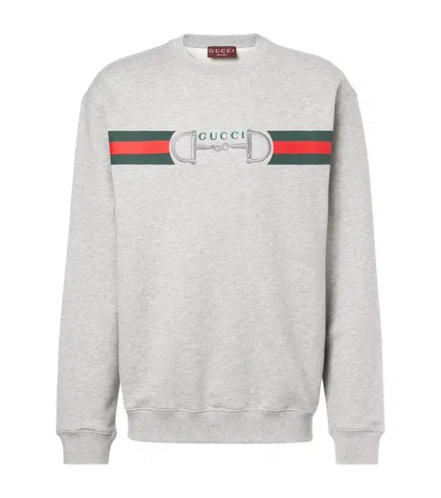 Gucci Web Stripe cotton sweatshirt
