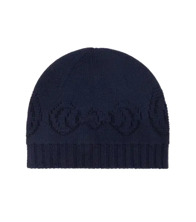 Horsebit wool beanie