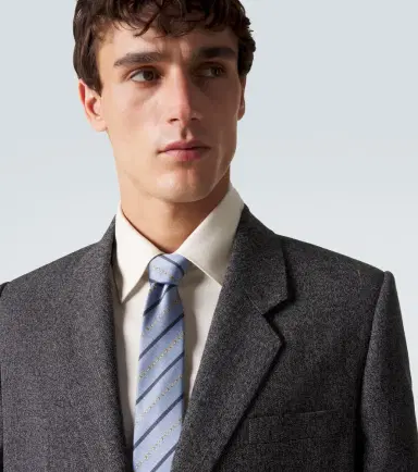 Gucci Horsebit silk jacquard tie | Thumbnail 3