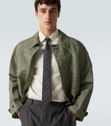 Gucci Horsebit striped silk jacquard tie | Thumbnail 3