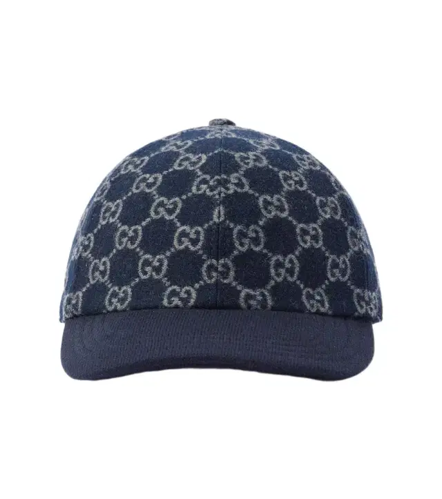 GG jacquard wool baseball cap