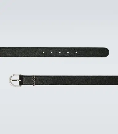 Gucci Script leather belt | Thumbnail 2