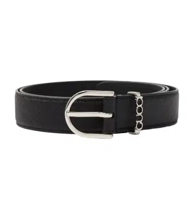 Gucci Script leather belt | Thumbnail 1