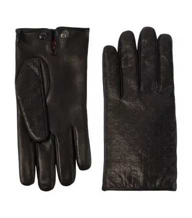 Gucci GG leather gloves | Thumbnail 1