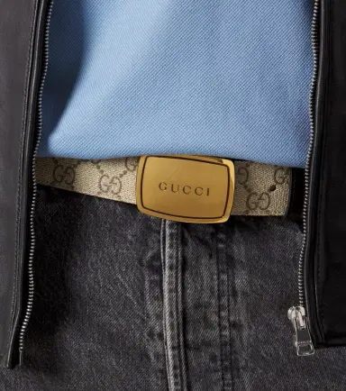 Gucci GG Supreme canvas belt | Thumbnail 3