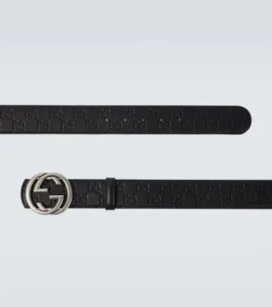 Gucci Interlocking G reversible leather belt | Thumbnail 2