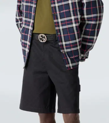 Gucci Interlocking G reversible leather belt | Thumbnail 3