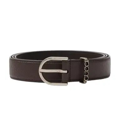 Gucci Script leather belt | Thumbnail 1