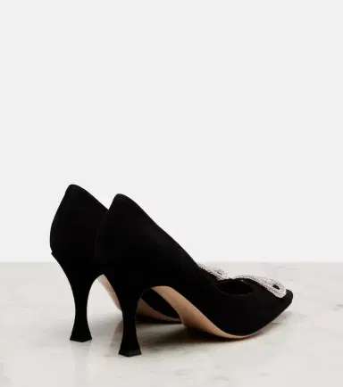 Gucci Alicia 85 embellished suede pumps | Thumbnail 2 Gucci Alicia 85 embellished suede pumps | Thumbnail 2