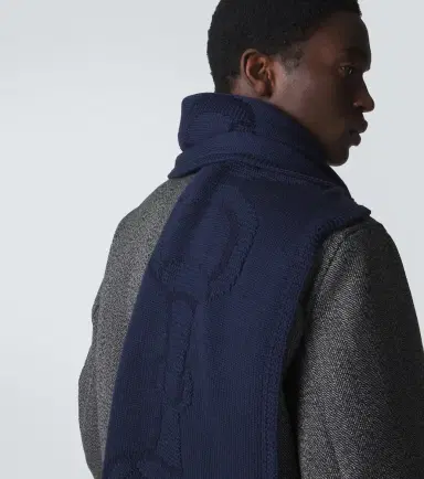 Gucci Horsebit wool scarf | Thumbnail 3