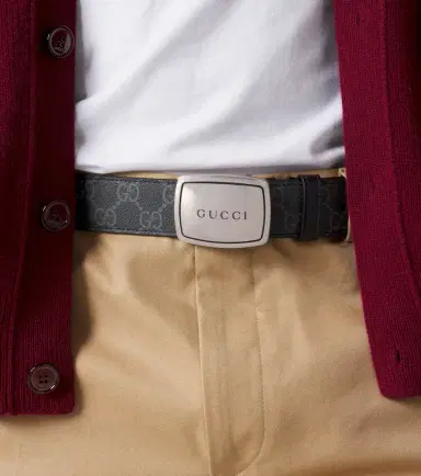 Gucci GG Supreme canvas belt | Thumbnail 3