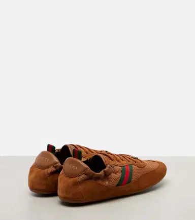Gucci Shift suede-trimmed sneakers | Thumbnail 2 Gucci Shift suede-trimmed sneakers | Thumbnail 2