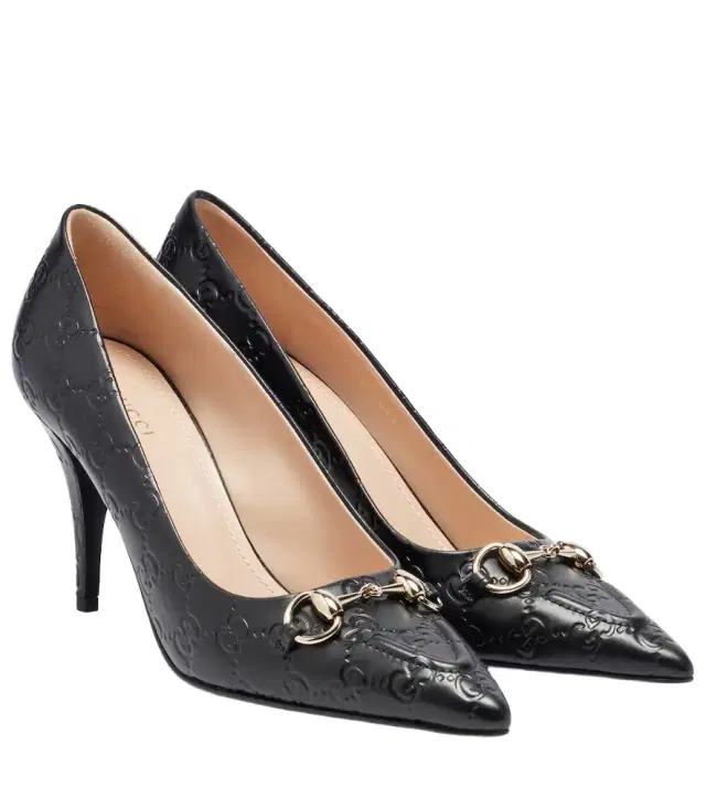 Erin GG Horsebit leather pumps