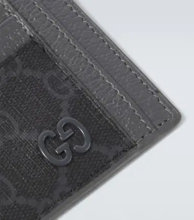 Gucci GG Canvas and leather card holder | Thumbnail 2
