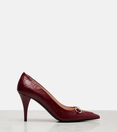 Gucci Erin GG Horsebit 85 leather pumps | Thumbnail 3 Gucci Erin GG Horsebit 85 leather pumps | Thumbnail 3