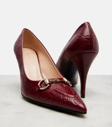 Gucci Erin GG Horsebit 85 leather pumps | Thumbnail 4 Gucci Erin GG Horsebit 85 leather pumps | Thumbnail 4