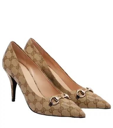 Gucci Erin 85 canvas pumps | Thumbnail 1