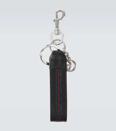 Gucci Double G leather keychain | Thumbnail 2