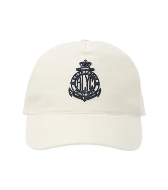 Ralph Lauren Purple Label Logo silk and linen canvas baseball cap