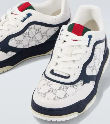 Gucci Re-Web leather sneakers | Thumbnail 3 Gucci Re-Web leather sneakers | Thumbnail 3