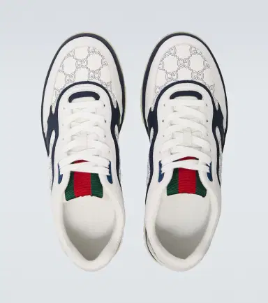 Gucci Re-Web leather sneakers | Thumbnail 4 Gucci Re-Web leather sneakers | Thumbnail 4