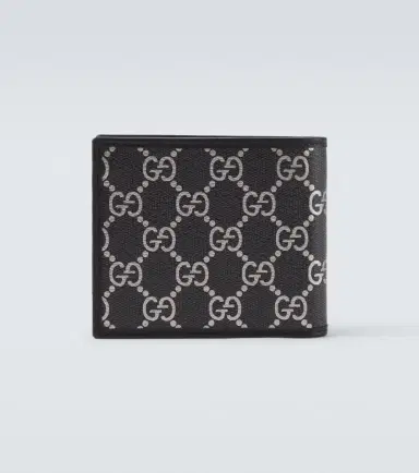 Gucci GG leather-trimmed bifold wallet | Thumbnail 2