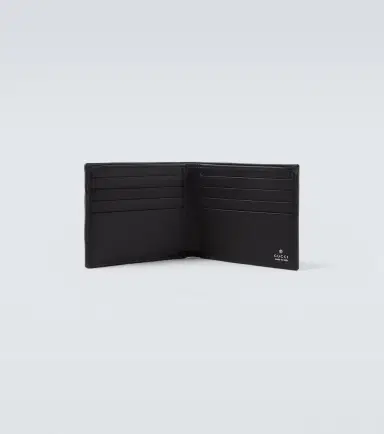 Gucci GG leather-trimmed bifold wallet | Thumbnail 3