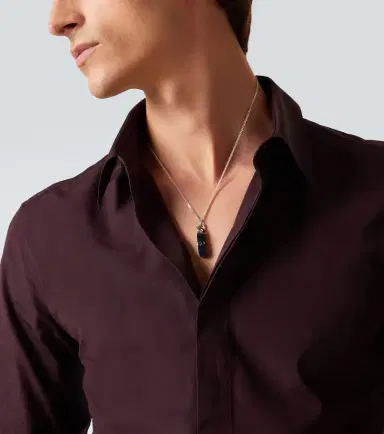 Gucci Interlocking G sterling silver pendant necklace | Thumbnail 4