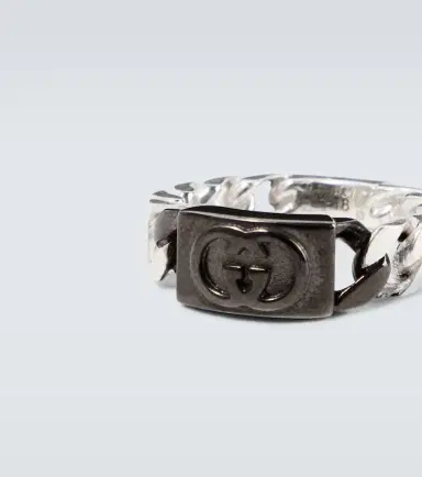 Gucci Interlocking G sterling silver ring | Thumbnail 2 Gucci Interlocking G sterling silver ring | Thumbnail 2