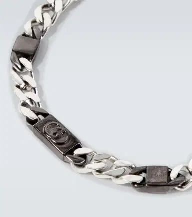Gucci Interlocking sterling silver chain bracelet | Thumbnail 2 Gucci Interlocking sterling silver chain bracelet | Thumbnail 2