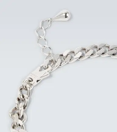 Gucci Interlocking sterling silver chain bracelet | Thumbnail 3 Gucci Interlocking sterling silver chain bracelet | Thumbnail 3