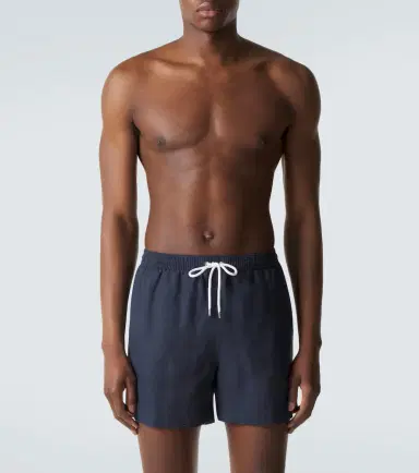 Ralph Lauren Purple Label Amalfi linen swim trunks | Thumbnail 4