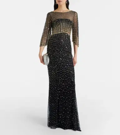 Jenny Packham Kiya embellished gown | Thumbnail 4