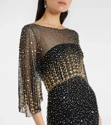 Jenny Packham Kiya embellished gown | Thumbnail 5