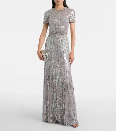 Jenny Packham Celeste embellished gown | Thumbnail 5