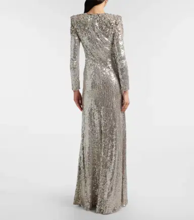 Jenny Packham Dulcet sequined gown | Thumbnail 4 Jenny Packham Dulcet sequined gown | Thumbnail 4